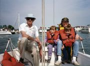 Leaving port with a load of happy sailors